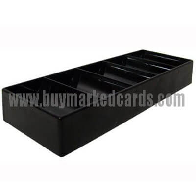 Black Plastic Chip Tray 100