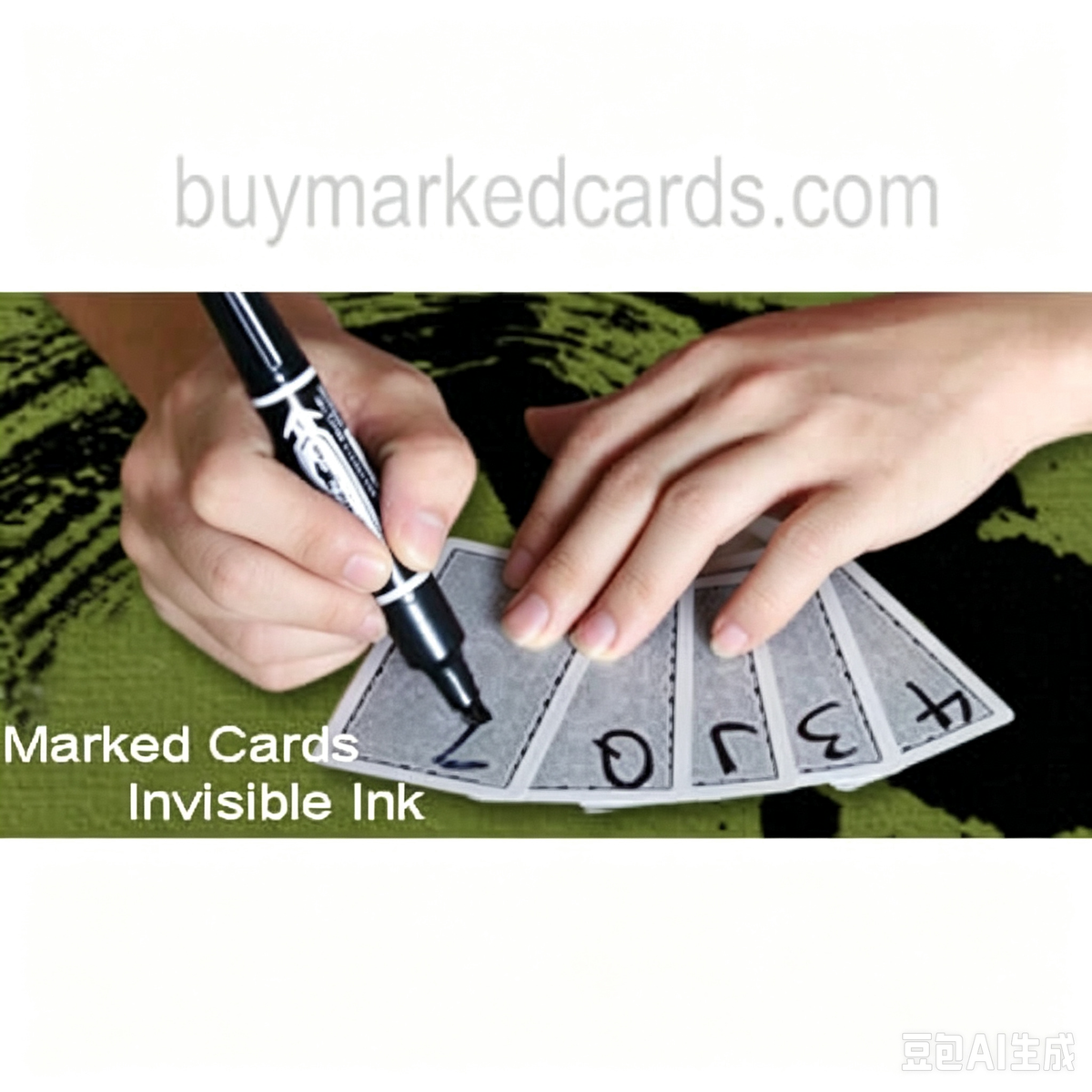 Carte truccate con inchiostro invisibile