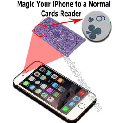 Lettore di carte da gioco normale per iPhone