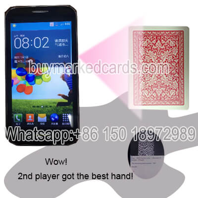 LD D4 poker cheating card reader with marking playing cards