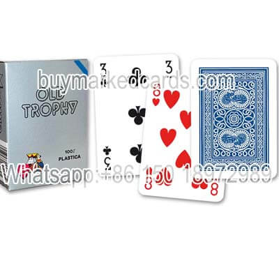 Modiano Old Trophy marked cards