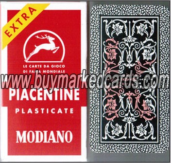 Modiano piacentine 81/25 marked cards