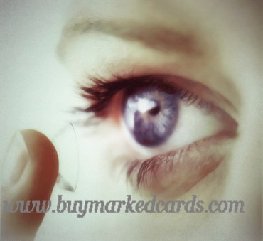 IR Marked Cards Contact Lenses