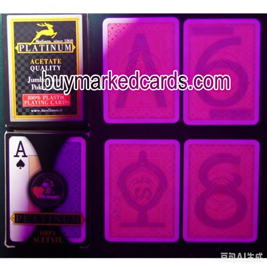 Mazzo di carte Modiano Platinum truccate