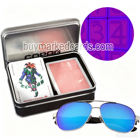 Carte da poker marcate con inchiostro invisibile Copag Fall Edition