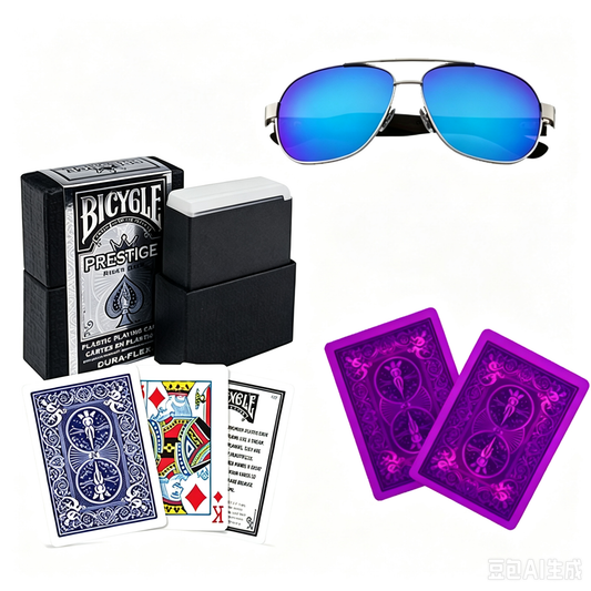 Carte da gioco segnate in plastica Bicycle Prestige