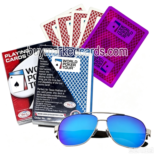 Carte da gioco con inchiostro invisibile Bee WPT