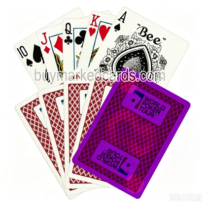 Carte da gioco con inchiostro invisibile Bee WPT