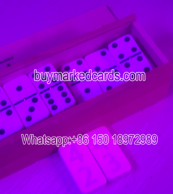Marked Domino with Luminous Ink Mark