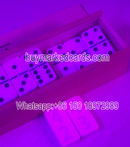 Marked Domino with Luminous Ink Mark