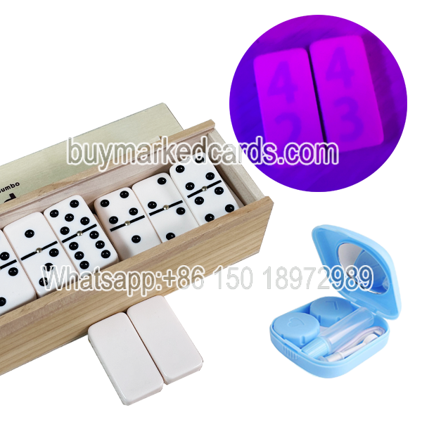Marked Domino with Luminous Ink Mark