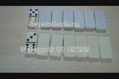 Marked Domino with Luminous Ink Mark